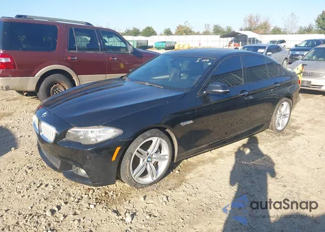 2014 BMW 550I из США, поврежденный, VIN WBAKN9C51ED680705